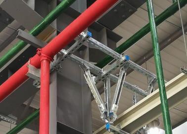 特克斯该抗震支架的整体式支吊架结构协调性好